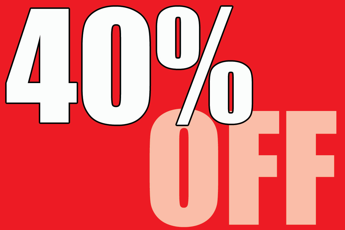 40%OFF