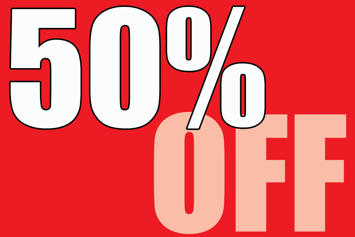 50%OFF